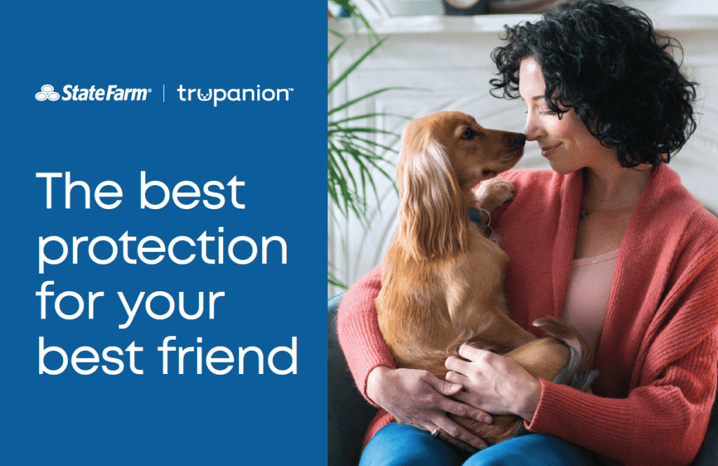 A postcard advertising Trupanion as an employee benefit.